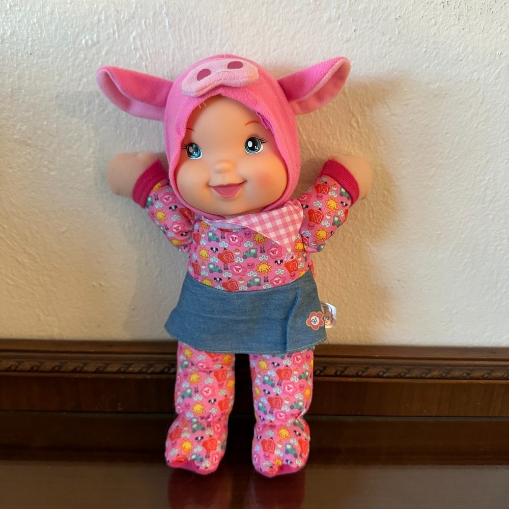 Baby's First Farm Animal Friends Pig Toy Doll Soft Toy Plush 12''